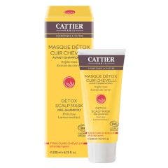 Detox Scalp Mask Pre-Shampoo 200ml Shampooing Cattier