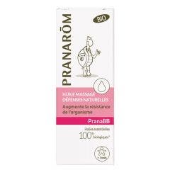 Organic Massage Oil Natural Defense 10ml Pranabb Dès 3kg Pranarôm