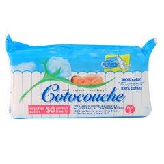 2nd Age Nappies X30 Cotocouche 100% Coton Gilbert