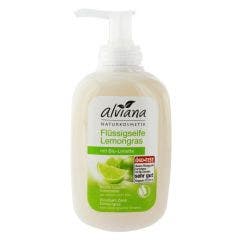 Liquid Soap Organic Lemongrass And Lime 300ml Alviana