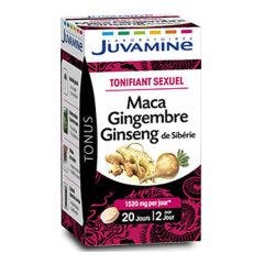 Maca Ginseng Ginger Sexual Toner X 40 Tablets Juvamine