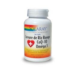 Red Rice Yeast + Coq-10 + Omega 3 - 60 Capsules Solaray