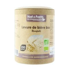 Organic Revivable Brewer's Yeast 200 capsules Nat&Form