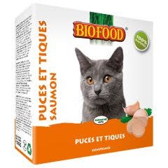 Anti Fleas And Ticks For Cats With Salmon X 100 Tablets Biofood