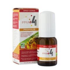 Immuno 4 Spray Gorge Propolis Bio 20ml Mint-E