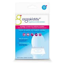 Disposable Toilet Pan Protections X 10 Orgakiddy