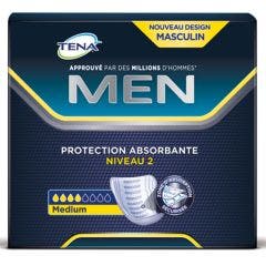 Discreet Absorbent Pads 2 Medium X20 Men Tena