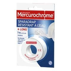 Waterproof Plaster 7 M X 2.5 Cm Mercurochrome