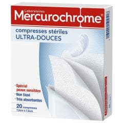 Mercurochrome, Compresses ultra-douces x40