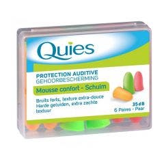 Foam Hearing Protection Comfort 35db 6 Pairs Quies