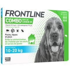 Combo Spot-on M Dog 10- 6 Pipettes 6 Pipettes De 1,34ml Frontline