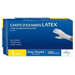 Emilabo Latex Gloves X100 L 8-9 X100 Cooper
