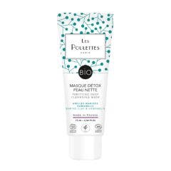 Masque Détox Peau Nette Bio 75ml Les Poulettes