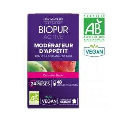 Appetite Suppressant Organic Carob And Nopal X 48 Capsules Active Biopur