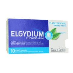 Chewing-gum Dental Plaque Intense Freshness X10 Elgydium