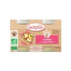 Petits Pots Bioes Des 4 Mois 2x130g Fruits Babybio
