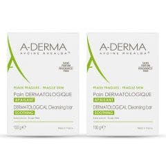 Oat Milk Derma Bar 2 X 100g Avoine Rhealba Irritated Skin A-Derma
