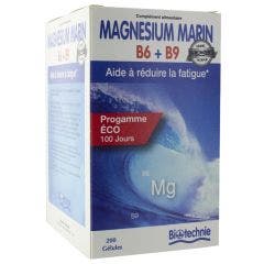 Marine Magnesium B6 B9 2 X100 Capsules Biotechnie