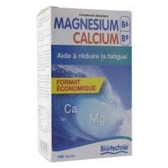 Marine Magnesium B6 B9marine Calcium X 100 Capsules 100 Gelules Biotechnie