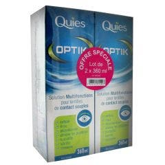 Optik Solution For Soft Contact Lenses 2x360ml Quies