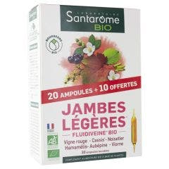Bio Light Legs X 20 Phials + 10 Offered 300ml Santarome