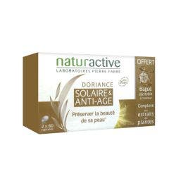 Anti-ageing Sun Protection Capsules 2x60 + Bracelet Offered Doriance Naturactive