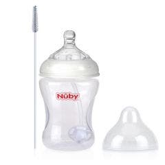 Anti-reflux Anti-colic Feeding Bottle With Straw 360&deg; 0 Months Plus 240ml Nuby