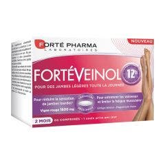 Forteveinol 12h 60 Tablets Muscle Fatigue 60 comprimés à Libération prolongée Forté Veinol Forté Pharma
