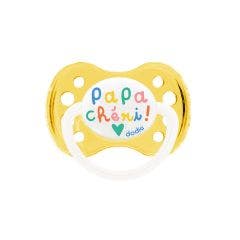 Anatomical Silicone Pacifier With Ring Unicolour From 6 Months Dodie