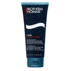 Gel Nettoyant Purifiant Desincrustant Homme 125ml T-Pur Anti-Oil & Shine Biotherm