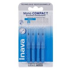 Mono Compact Interdental Brushettes 0.8mm Blue X4 Inava
