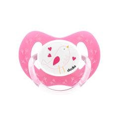 Physiological Silicone Pacifier With Ring 6 Months And Plus Dodie