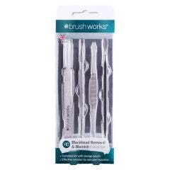 Set De Soin Pour La Peau Et Extracteur De Points Noirs Brushworks