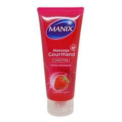 Gourmand Massage Gel Strawberry Flavour 200ml Massage Gourmand Manix