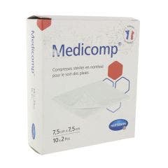 Medicomp Sterile Non Woven Compresses 7.5x7.5cm 50 X 2 Hartmann