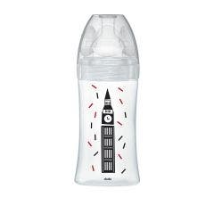 Glass Baby Bottle London 0 To 6 Months 270ml Dodie