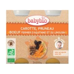 8 Months Bioes Pot Menu of the Day 2x200g Babybio