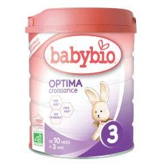 Optima 3 Croissance Lait En Poudre De 10 Mois A 3 Ans 800g Babybio