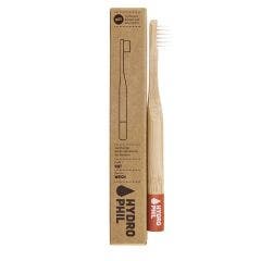 Brosse A Dents En Bambou Souple Enfant Orange Hydrophil