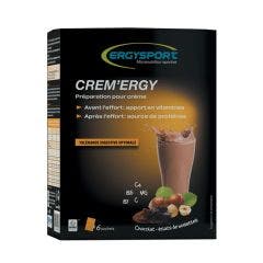 Crem'ergy Preparation For Creme Chocolat Eclats Noissettes 6 Sachets Nutergia