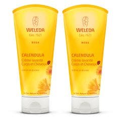 Baby Face and Body Cleansing Cream 2x200ml Calendula Weleda