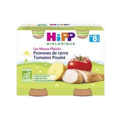 Les Menus Plaisirs Organic Baby Food From 8 Months 2x190g Hipp