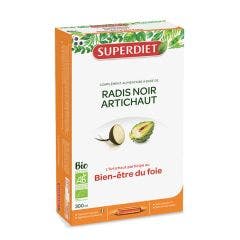 Radis Noir Artichaut Bien-etre Du Foie 20 Ampoules Superdiet