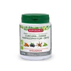 Organic Turmeric Quartet for Joint Flexibility 150 Capsules Superdiet