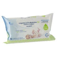 Organic Olive Oil Wipes X70 Gilbert