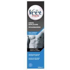 Torso And Body Depilatory Cream For Men With Sensitive Skin 200ml Veet