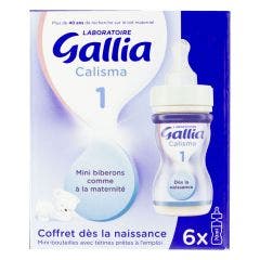 Mini Bottles Liquid Milk 0 To 6 Months Calisma 1 6x70ml Gallia