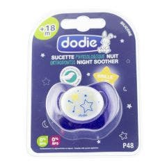 Physiological Silicone Pacifier Night From 18 Months Dodie