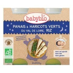 Menu Bonne Nuit Bio Des 8 Mois 2x200g Babybio