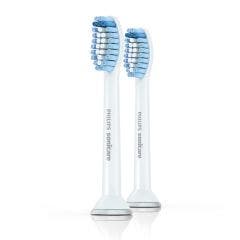 Sonicare Standard Sensitive Ultra Soft 2 Replacement Brush Heads X2 Sonicare Hx6052/07 Philips
